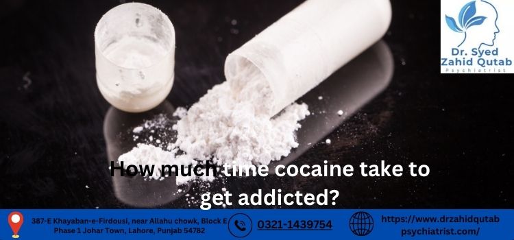 How much time cocaine take to get addicted